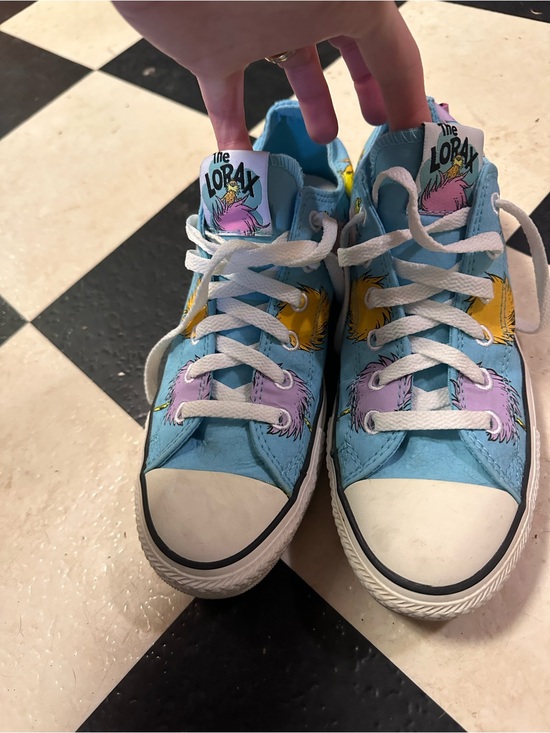 Converse Shoes - Converse Blue Lorax Character Collectors Edition Canvas Sneakers